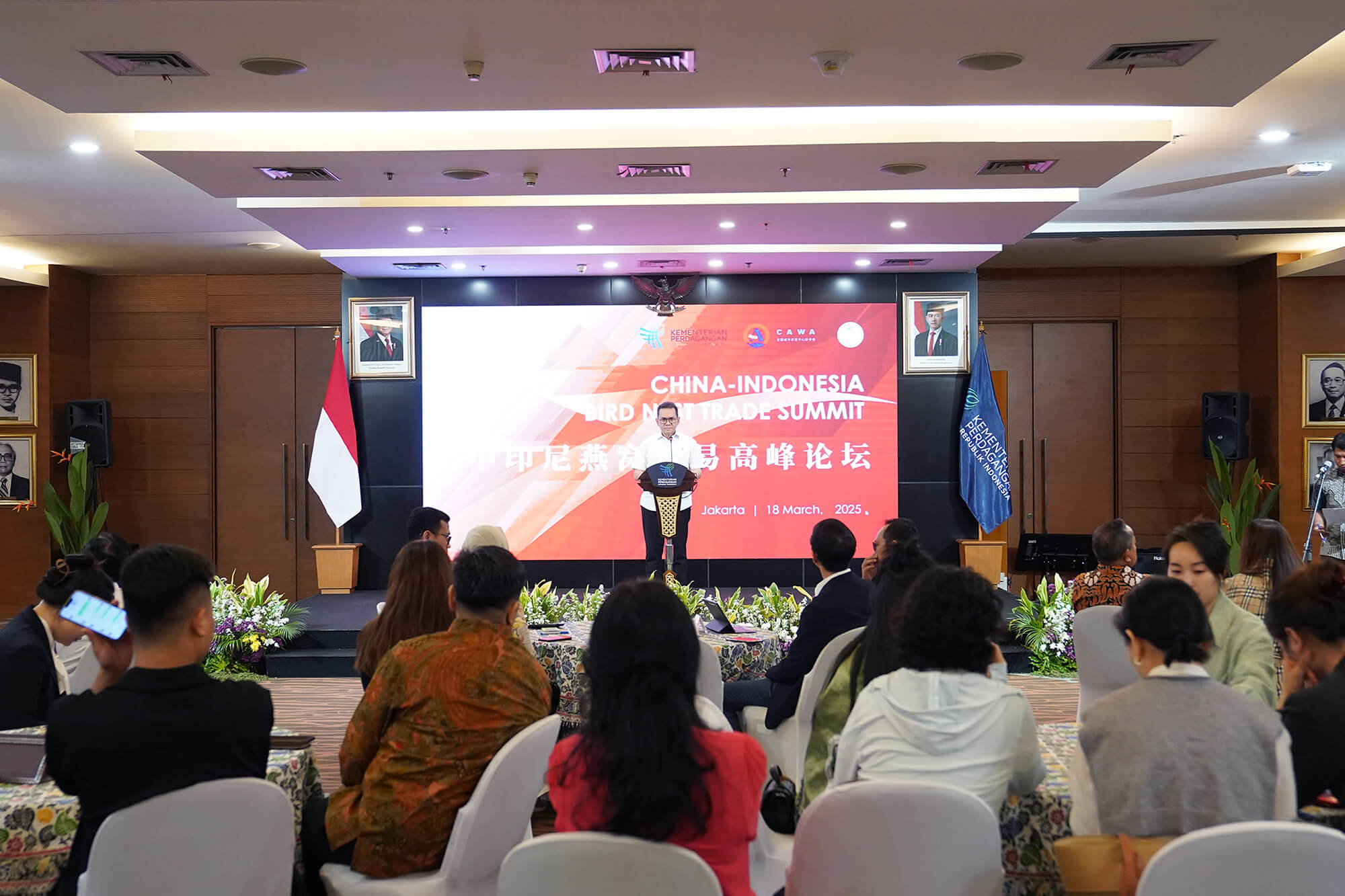 Mendag pada Acara Bird’s Nest Trade Summit Forum of Indonesia