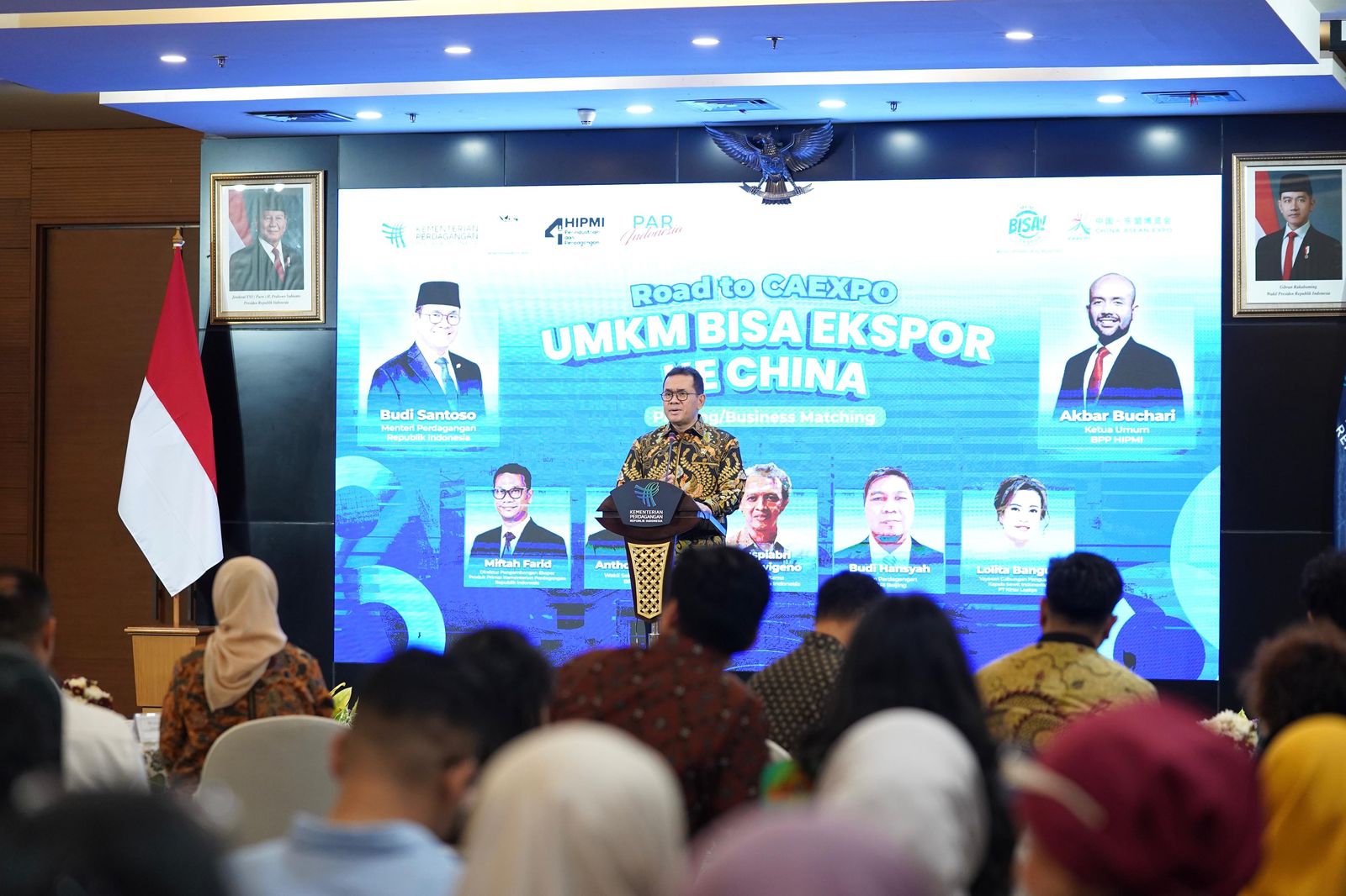 Mendag pada Acara Road to CAEXPO UMKM BISA Ekspor ke China