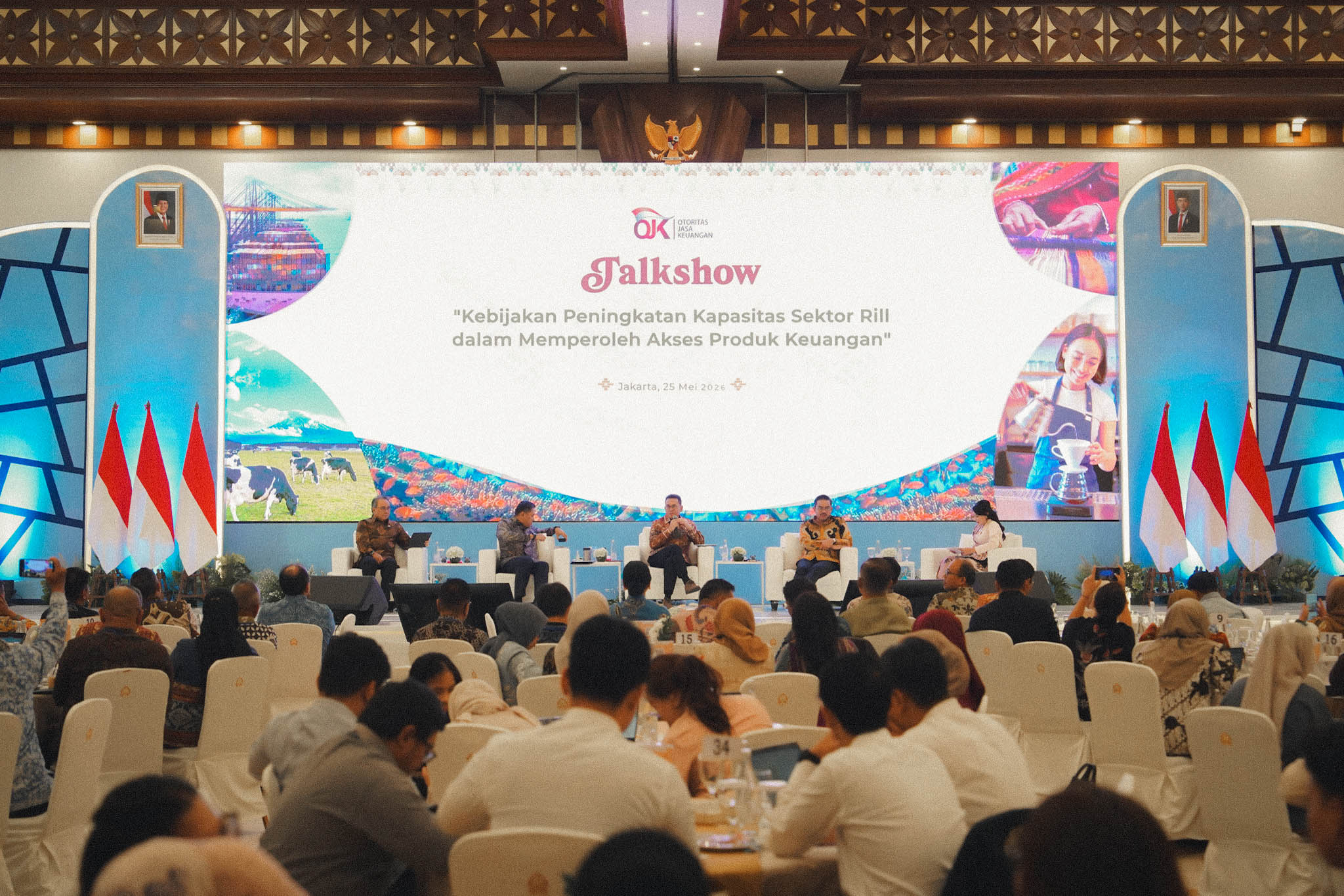 Talkshow Kebijakan Peningkatan Kapasitas Sektor Rill dalam Memperoleh Akses Produk Keuangan
