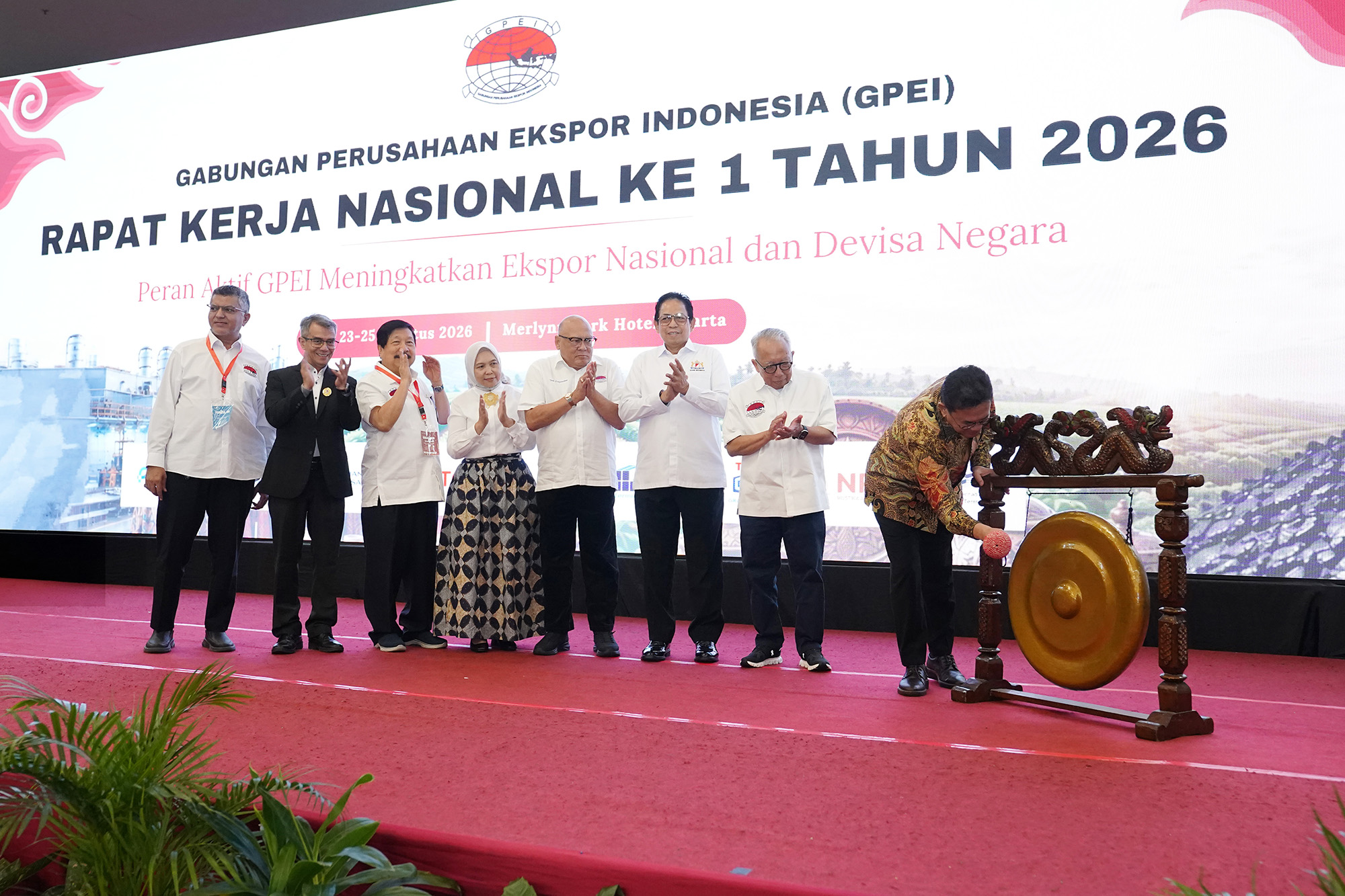 Mendag Membuka Rakernas Gabungan Perusahaan Ekspor Indonesia (GPEI) Tahun 2026