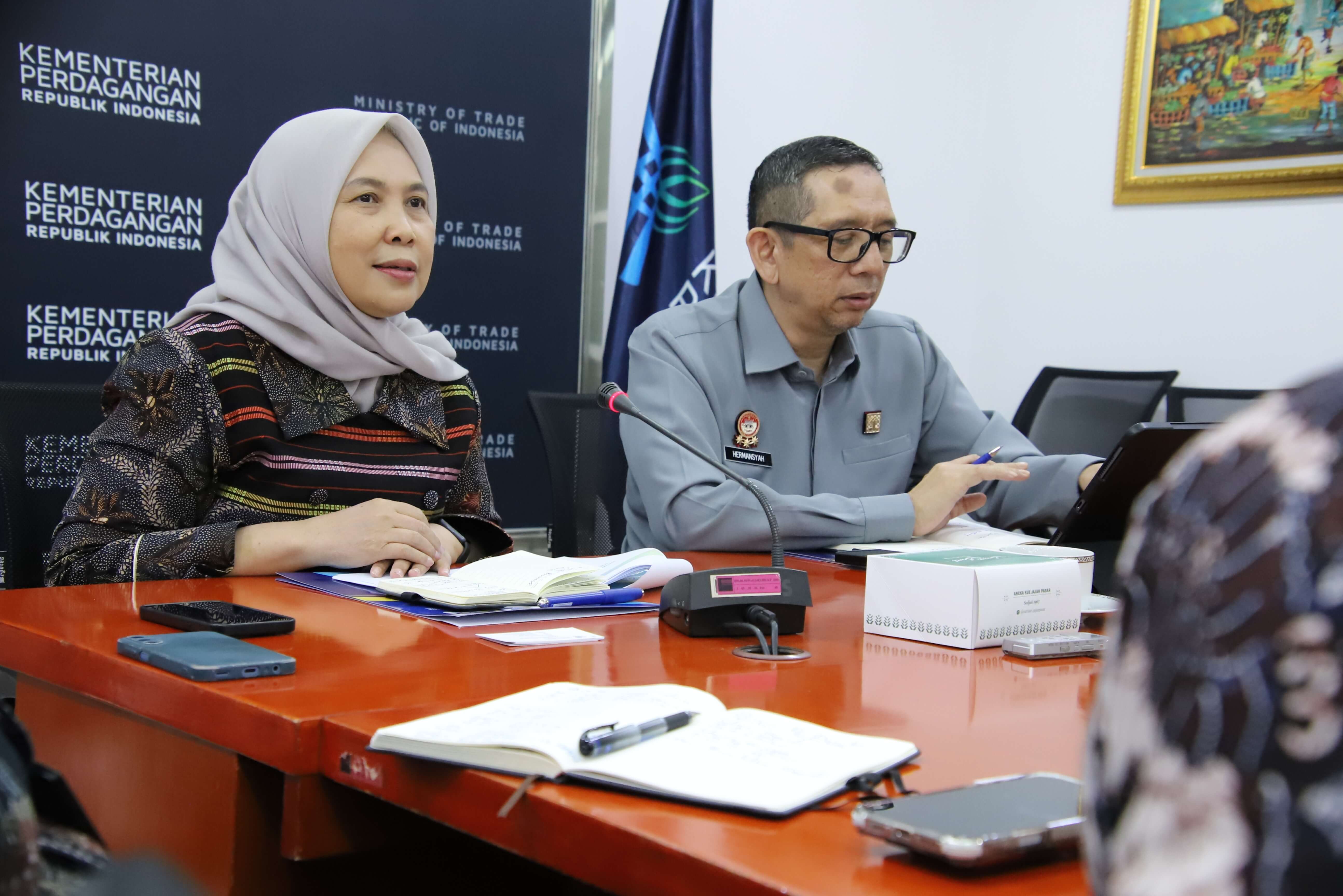 Dirjen PEN Kemendag Menerima Kunjungan Dirjen Kekayaan Intelektual Kementerian Hukum