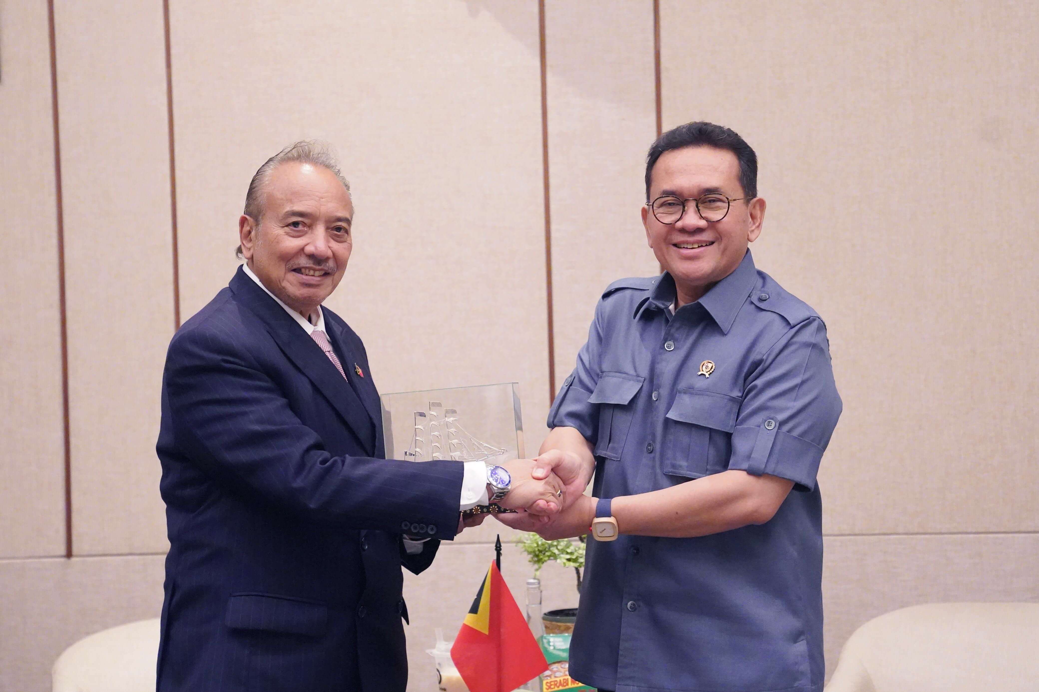Mendag RI Menerima Kunjungan Wakil Perdana Menteri Timor Leste