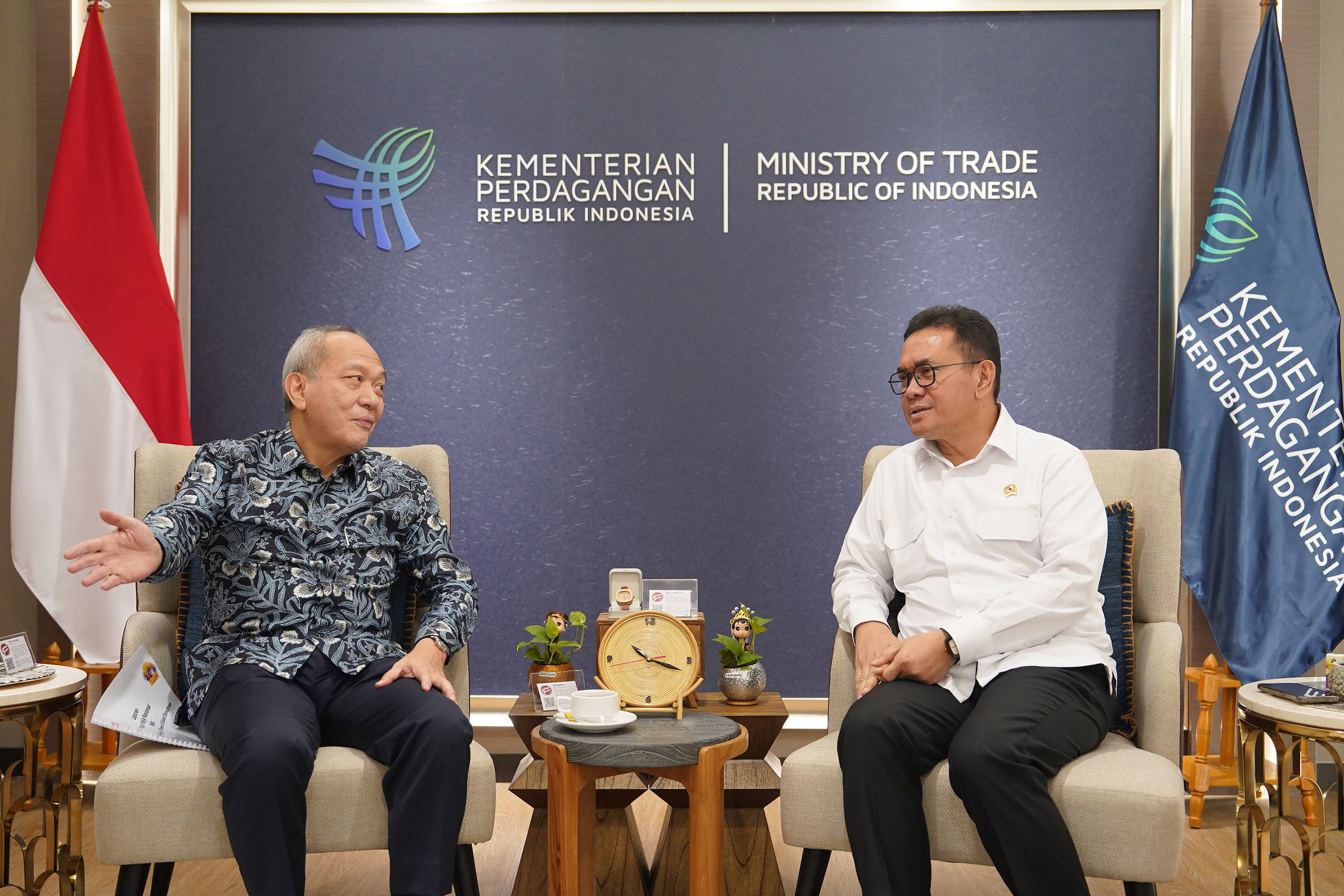 Pertemuan Mendag dengan Presiden Indonesia Marketing Association