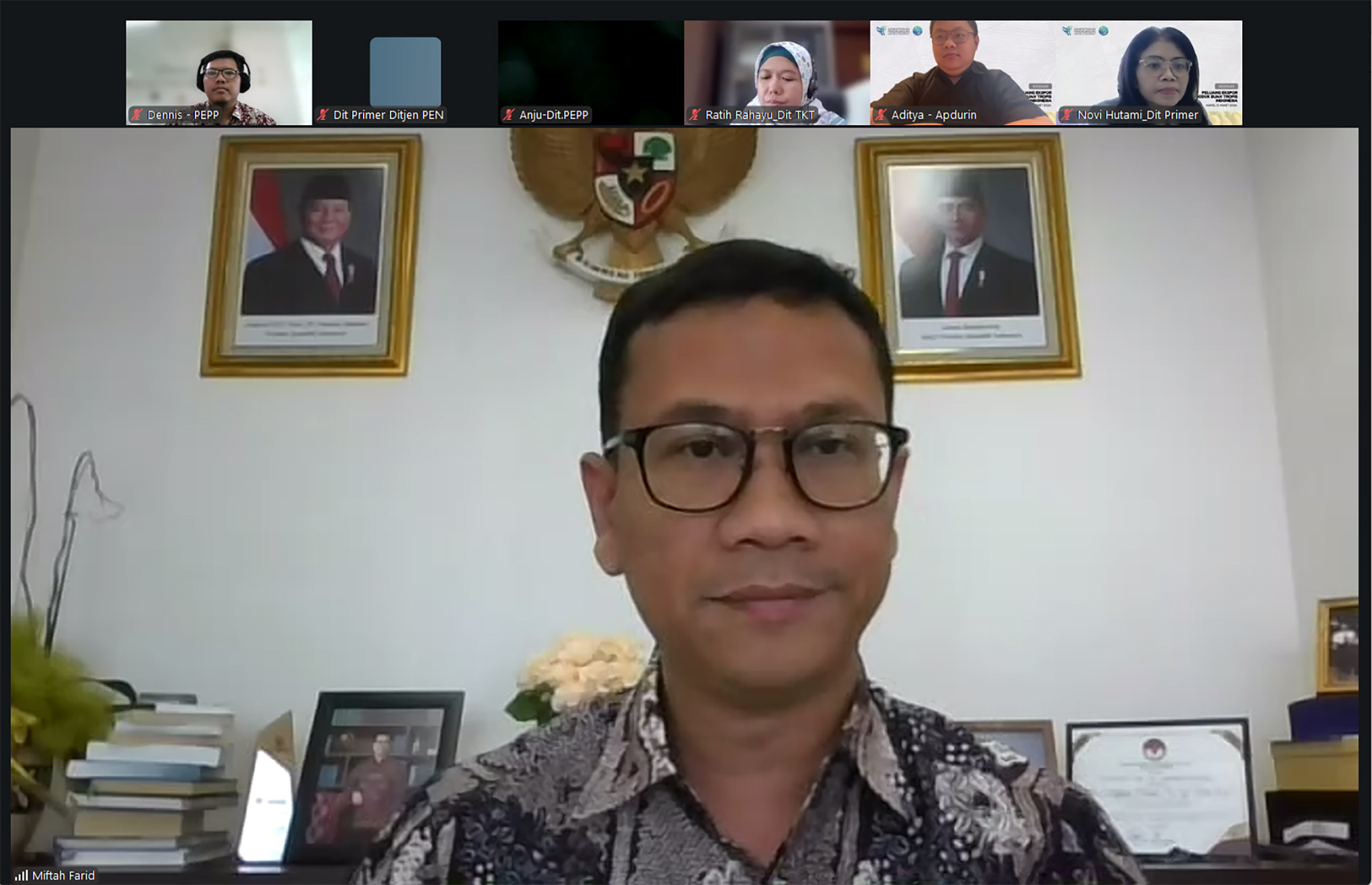 Webinar Peluang Ekspor Produk Buah Tropis Indonesia