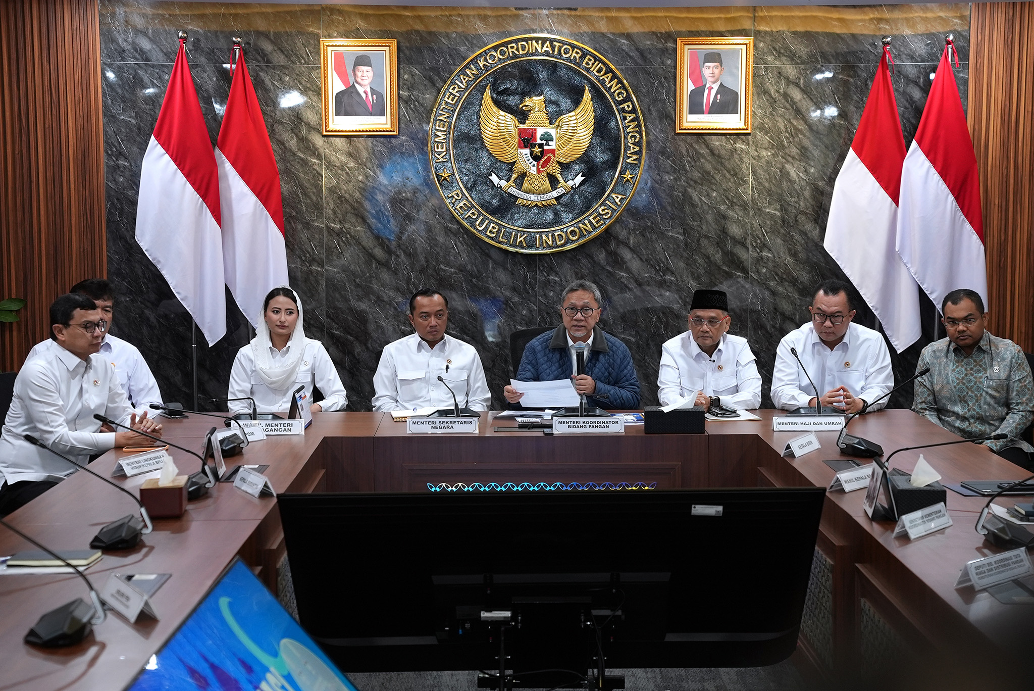 Wamendag pada Rapat Koordinasi Terbatas bidang Pangan