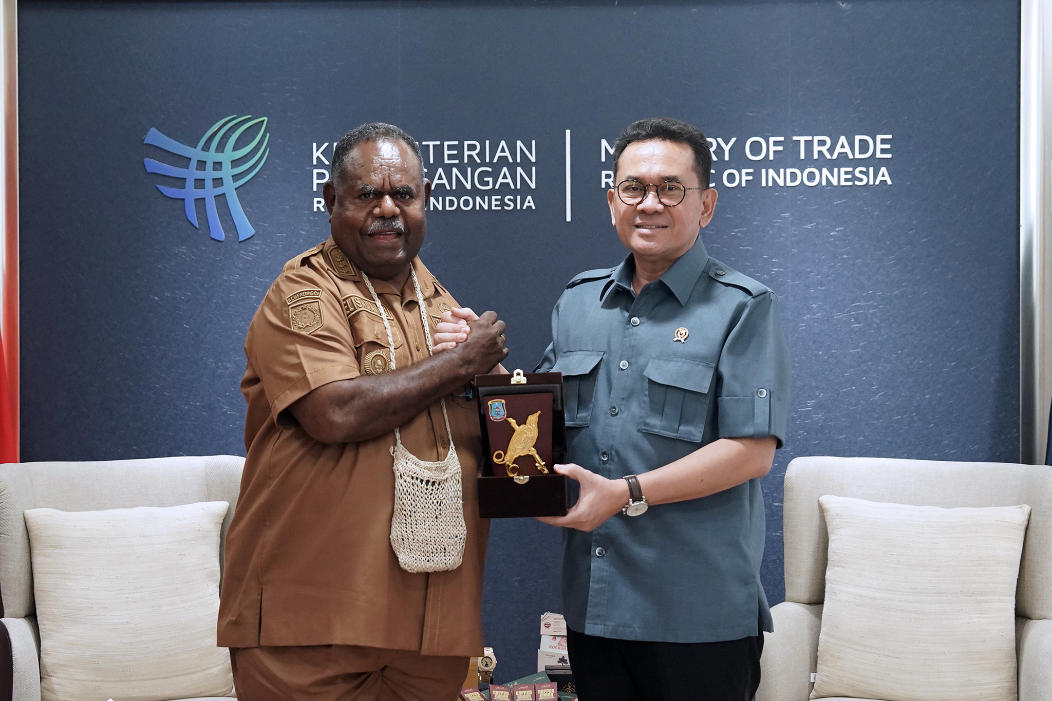 Mendag Menerima Audiensi Gubernur Papua Barat Daya