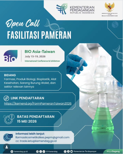 PAVILIUN INDONESIA DI BIO ASIA TAIWAN 2026